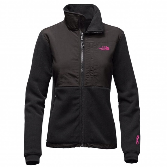 The North Face Jackets & Blazers - THE NORTH FACE SM BLACK DENALI PINK RIBBON